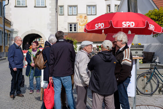 SPD Tettnang im Gespräch mit Bürgerinnen und Bürgern